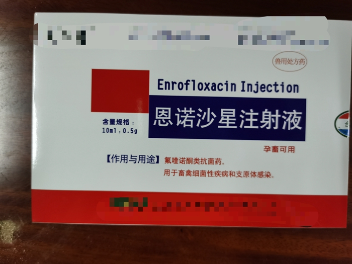 恩諾沙星注射液--用于畜禽細菌性疾病和支原體感染