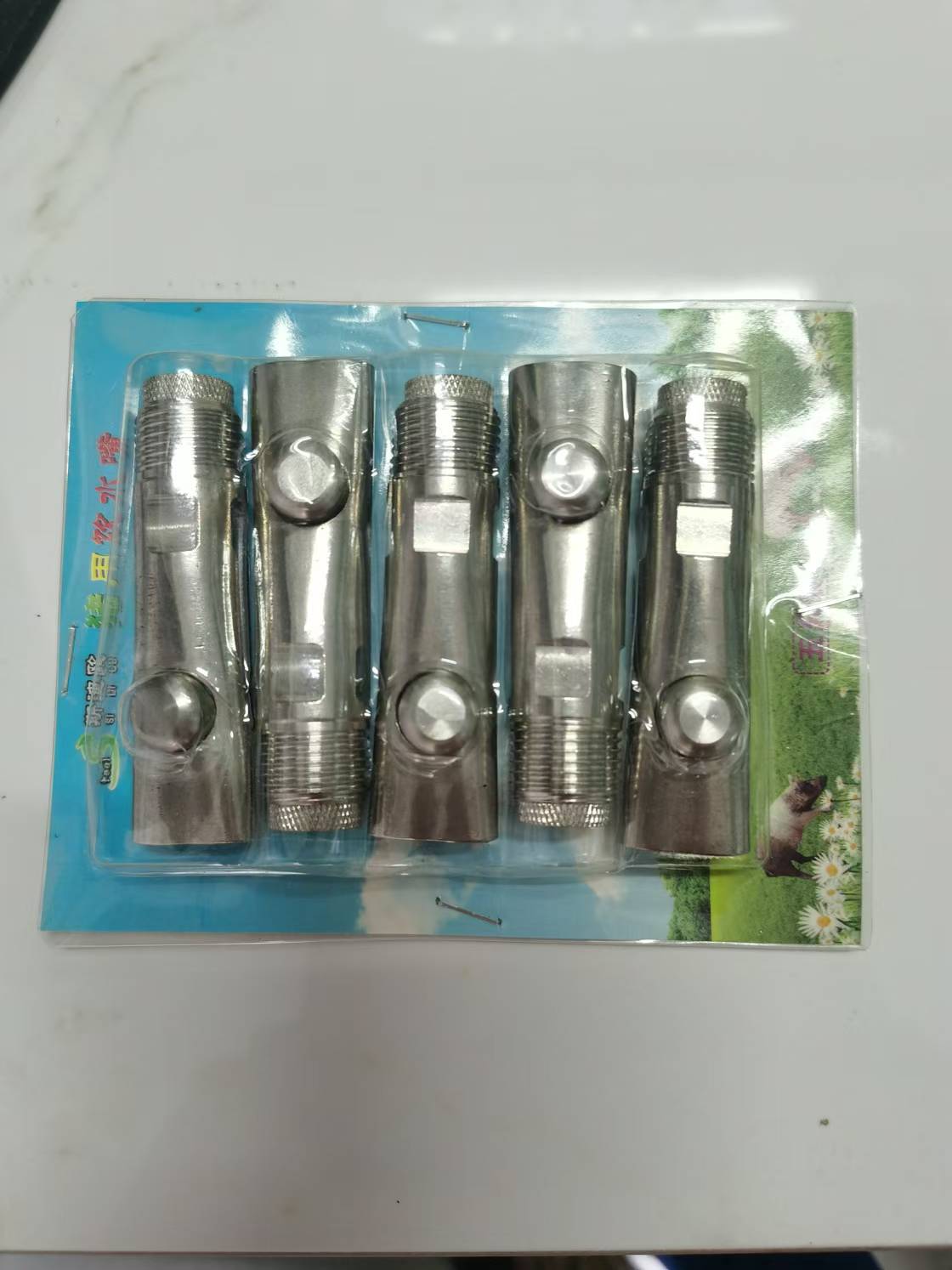豬用飲水器不銹鋼豬飲水嘴鋼珠飲水器常壓飲水器防噴濺自動喂水器全套喝水神器